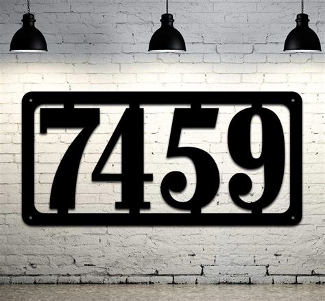 large metal house numbers nz|Large house numbers address sign. Custom Made..